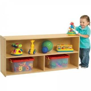 Shelf Storage (Toddler  3 Storage Sections  2 Wide Shelves  22 High 