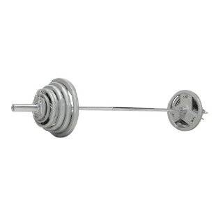 York Barbell 300 lb Olympic Weight Set With Bar & Collars  