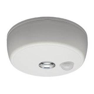    Operated Indoor/Outdoor Motion Sensing LED Ceiling Light, White