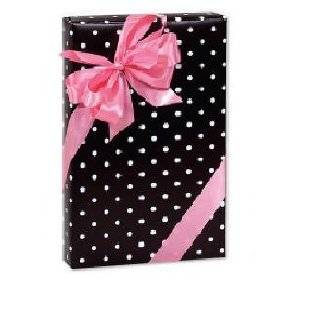 Trendy Brand New Polka Dot Black & White Gift Wrap Wrapping Paper Roll 