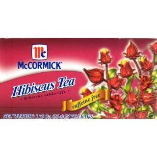 McCormick Hibiscus Tea / Te de Jamaica 25 bags / box (Pack of 4)