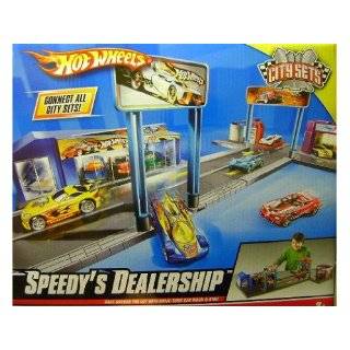    Hot Wheels Deluxe City Hot Rod Garage Playset Toys & Games