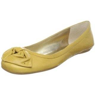 Nine West Womens Gia Ballet Flat,Yellow Leather,6 M US by Nine West