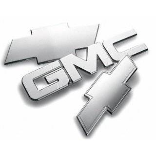 Chevy Bow Tie Grille Emblem Black Silver OEM NOS 
