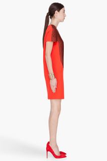 Hussein Chalayan Red Cap Sleeve Dress for women