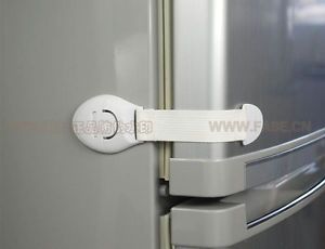 2 x M301 White Door Drawer Cabinet Fridge Safety Lock for Child Baby Toddler Kid