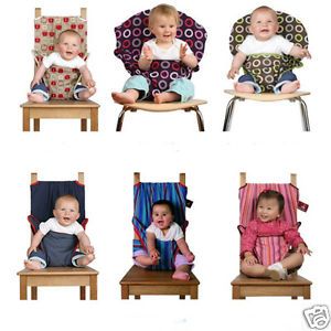 Baby Dining Chair Safety Harness Seat Booster Feeding Portable Highchair Cover