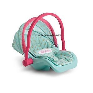 American Girl Bitty Baby's Travel Seat Twins Baby Dolls Car Seat Carrier