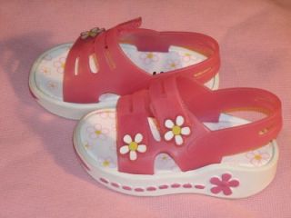 Cute Baby Girls Pink White Sandals Sz 3 by Circo