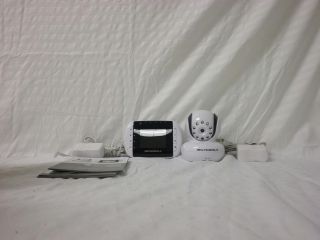 Motorola MBP33BU Wireless Video Baby Monitor Set White Black