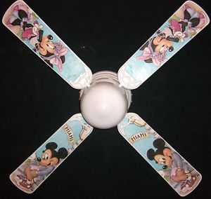 Disney Mickey Minnie Mouse Ceiling Fan