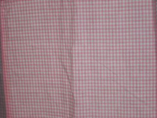 Pottery Barn Kids Pink Gingham Roman Shade Cloth Blind 26x44
