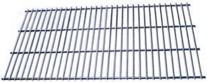 Rectangular Grill Grate 24"x 12 5" Portable Charcoal Wood Chrome Plated Steel