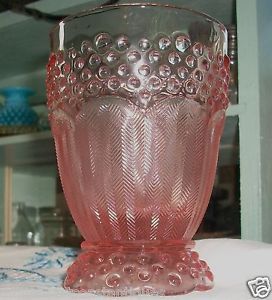 Vintage Gorham Pink Glass Dessert Water Crystal Glasses Emily's Attic