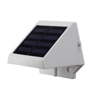 Solar Powered Outdoor Garden LED Pathway Deck Path Step Stairs Light Wall Lamp