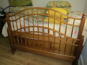 Queen Bed Frame and Headboard