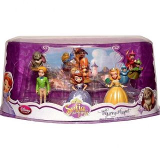 Disney Junior Princess Sofia The 1st 6 Piece Figurine Play Set New Sold Out RARE