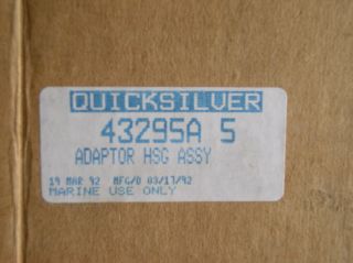 Mercury Marine Quicksilver 43295A 5 Housing Oil Sender Adaptor