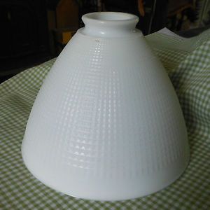 Vintage Milk Glass Torchiere Floor Lamp Shade Globe Diffuser 8" Diameter