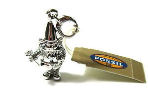 New Fossil Brand Garden Gnome Shiny Silver Charm