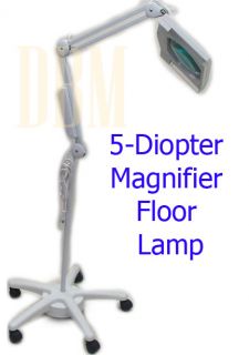 5 Diopter Magnifier Magnifying Floor Lamp Fluorescent