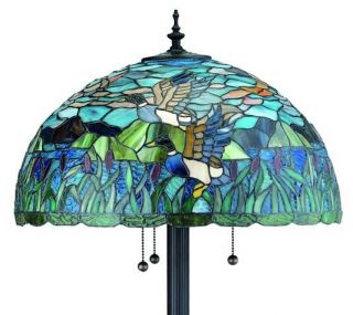 Neka Tiffany Style Stained Glass Floor Lamp Light 63" H
