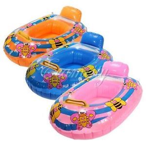 Baby Child Swimming Boat Inflatable Safety Seat Float Chair Water Fun Pool