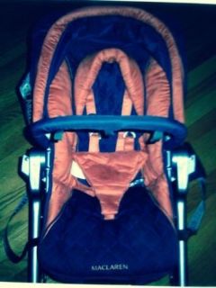 Maclaren Lightweight 2 in 1 Orange Baby Rocker Bouncer Chair