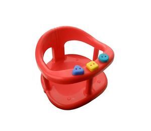 Red Safe Baby Bath Tub Ring Seat Anti Slip Seat Chair Infant Child Toddler