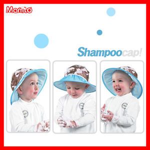 Baby Child Kid Shampoo Bath Shower Cap Hat Wash Hair Eye Shield Free Size Safe