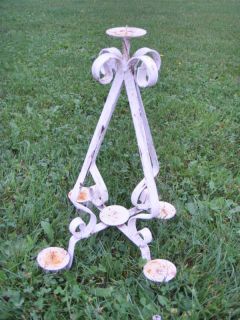 Wrought Iron Standing Candle Candelabra