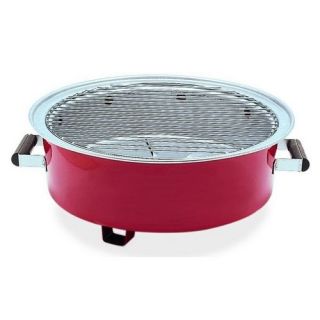 New 17" Go Anywhere Portable Charcoal Grill w Chrome Plated Steel Cooking Grate