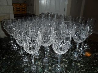One Only Waterford Crystal Newgrange Pattern Stemware Water Goblet Glass
