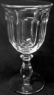 Imperial Glass Clear Crystal Old Williamsburg Pattern 8oz Stemware Water Goblet