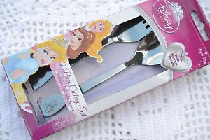 PJS♥♥ Disney Princess ♥♥ Childrens Fork Spoon Cutlery Set 3 Years New