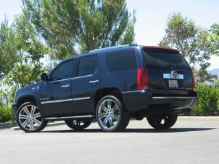 24" inch Cadillac Escalade Chrome Plated Wheels Rims Tires Package Marcellino