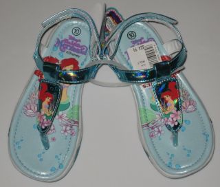 Princess Little Mermaid Ariel Light U Sandals Shoes New