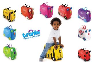 Trunki Kids Suitcase Ride on Pull Along Hand Luggage Free UK Shipping