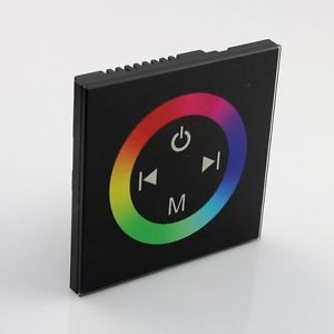 For RGB Strip Light Touch Panel Wall Mount Controller Dimmer 12A LED Wall Washer