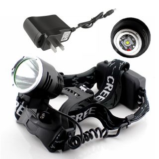 1800 LM CREE XML T6 LED 3 Modes Headlamp Head Torch Lamp Flashlight AC Charger S