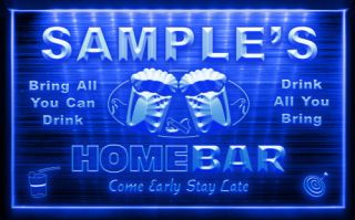 HP Home Bar Beer Custom Name Personalized HAIRLINE Neon Light Sign LED Sign