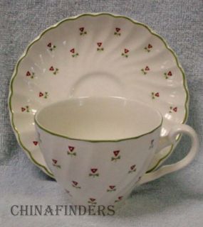 Johnson Brothers China Thistle Pattern Cup and Saucer