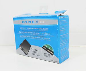 New Dynex DX HD302513 USB 3 0 2 5" SATA Hard Drive Enclosure Kit
