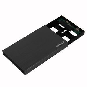 Black Durable USB 2 0 HDD Hard Drive External Enclosure 2 5" SATA HDD Case Box