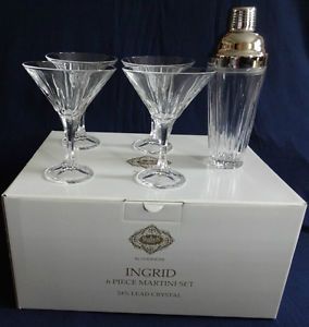 Godinger, Dining, Hp Shannon Crystal Designs Of Ireland By Godinger  Martini Glasses