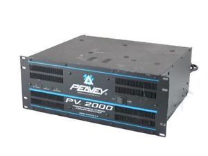 Peavey PV 2000 2 Channel Professional Stereo 2000W Power Amplifier
