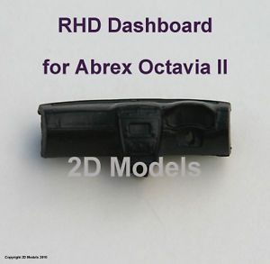 2D Models 1 43 Police Skoda Octavia RHD Dashboard