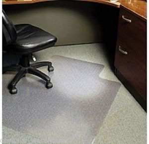 Office Chair Mat for Carpet with Anchorbar Cleats Chairmat Lip No Crack Warranty