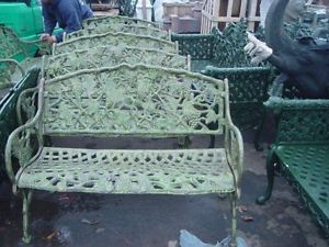 Cast Iron Victorian Style Garden Bench HS30 13