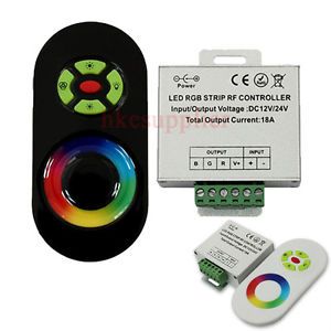 Touch Screen Dimmable Remote Wireless RF Controller for LED RGB Moudle Strip New